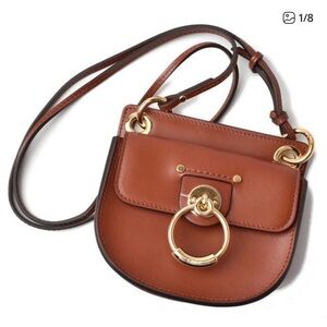 Elegant Brown Leather Shoulder Bag